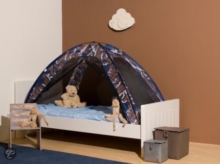 Afbeelding van Deryan - Bedtent - Camouflage/Blauw