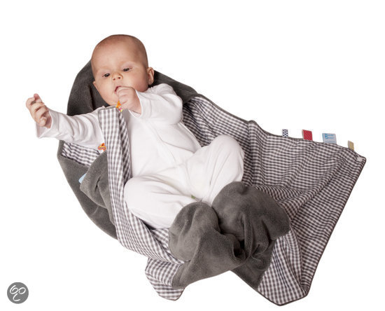 Broer knop Gloed Snoozebaby - Trendy Wrapping Wikkeldeken - Hippo Grey - Zwanger en Ouder  Shop