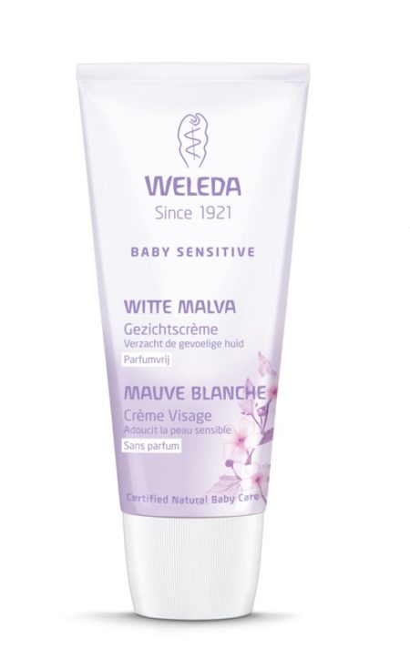 Afbeelding van Weleda Baby Sensitive Witte Malva Gezichtscreme - Babyverzorging - 50 ml