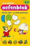 Afbeelding van Superdik oefenblok - cijfer- en letterspelletjes