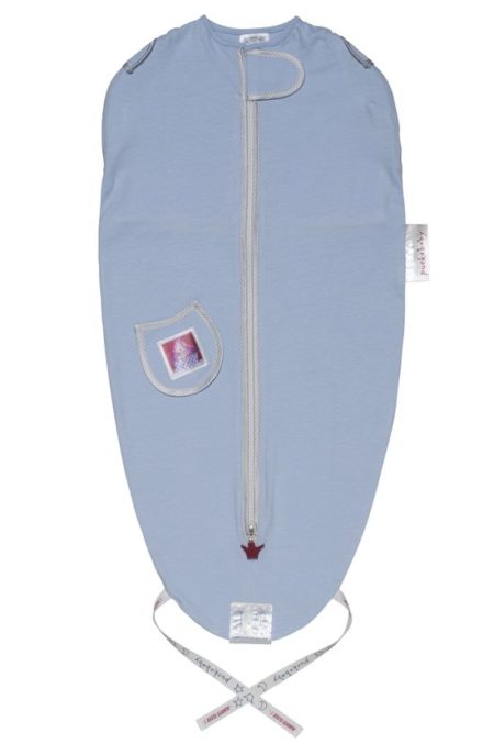 Afbeelding van Puckababy - The Original Mini Inbakerdoek 3/6 m - Babyblauw