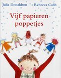 Afbeelding van Vijf papieren poppetjes