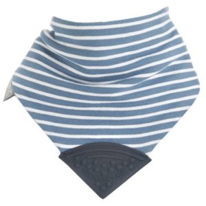 Afbeelding van Neckerchew - Preppy Stripes - Blauw met Witte Strepen