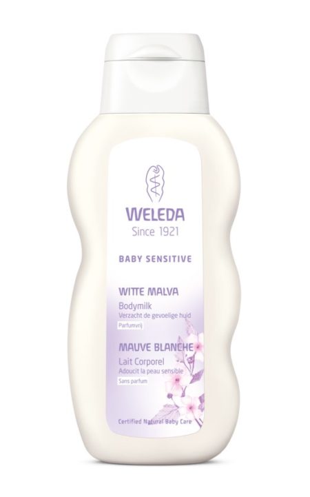 Afbeelding van Weleda Baby Sensitive Witte Malva Bodymilk - Babyverzorging - 200 ml