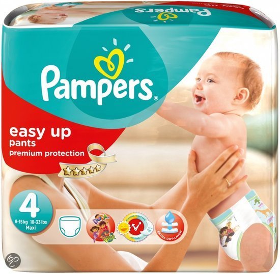 Manifesteren Het pad voorraad Pampers Baby luier Easy Up maat 4 - 90 stuks - Zwanger en Ouder Shop