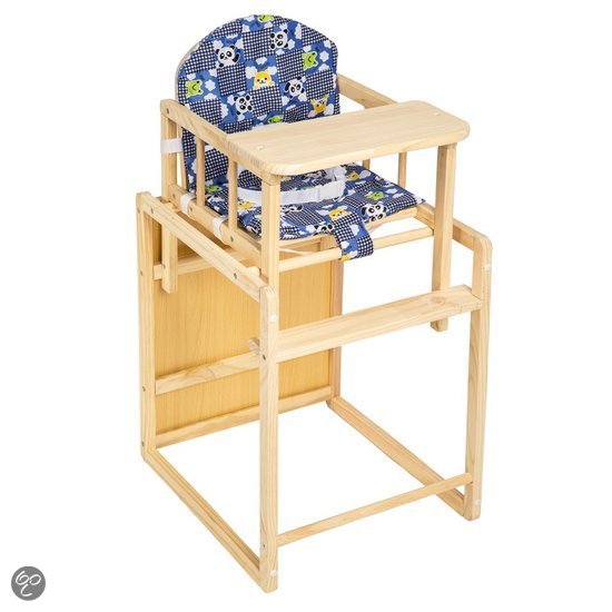Kinderstoel kinderen kinder kleinekinderstoel babystoel + tafel blauw 401324 - Zwanger en Ouder Shop