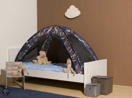 Afbeelding van Deryan - Bedtent - Camouflage Blauw