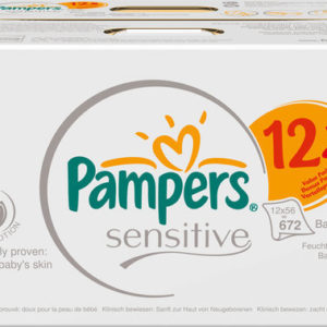 Afbeelding van Pampers Sensitive - Doekjes Navulpak 12x56st