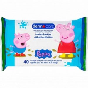 Afbeelding van Dermo Care - Peppa Pig Toetendoekjes 40st