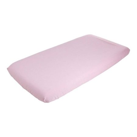 Afbeelding van Little Dutch Hoeslakentje Wieg Pastel Roze 1245