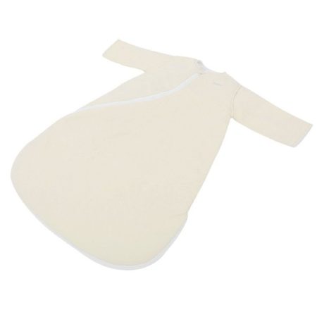 Afbeelding van PurFlo babyslaapzak met afritsbare mouwen - 60 cm - crème