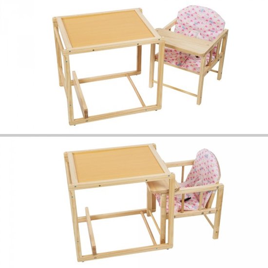 bodem Voorwaarden Tenen Kinderstoel Tectake blank hout inclusief tafel - Roze - Zwanger en Ouder  Shop