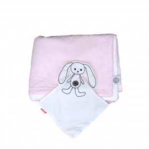 Afbeelding van Little Coopers - Gift Set Deken + Slaapdoekje Baby Roze