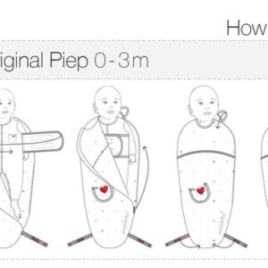 Afbeelding van Puckababy Piep - Inbakerslaapzak 0/3 m - Tencel