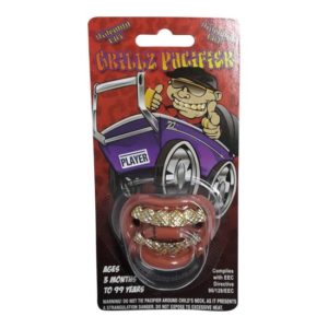 Afbeelding van Grillz Speen / Grillz babyspeen (Billy Bob Full Grillz Pacifier)