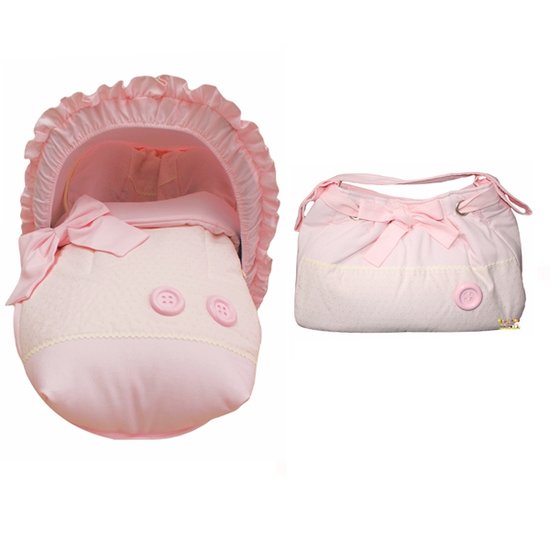 Boom acuut snelheid Maxi-Cosi hoes met bijpassende luiertas roze - Zwanger en Ouder Shop