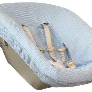 Afbeelding van Hoes voor newborn set Stokke TrippTrapp lichtblauw wafelstof