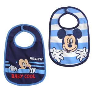 Afbeelding van Disney-Mickey-2-pak-slabbetje-blauw