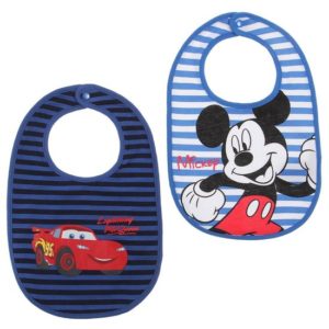 Afbeelding van Disney-Mickey-2-pak-slabbetje-blauw