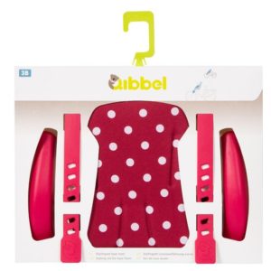 Afbeelding van Qibbel Stylingset Luxe Voorzitje Polka Dot Rood