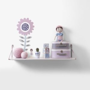 Afbeelding van Sebra - Koffersetje Farm girl - set 3 stuks - roze