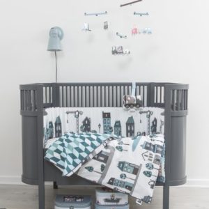 Afbeelding van Sebra - Houten baby mobile Village boy