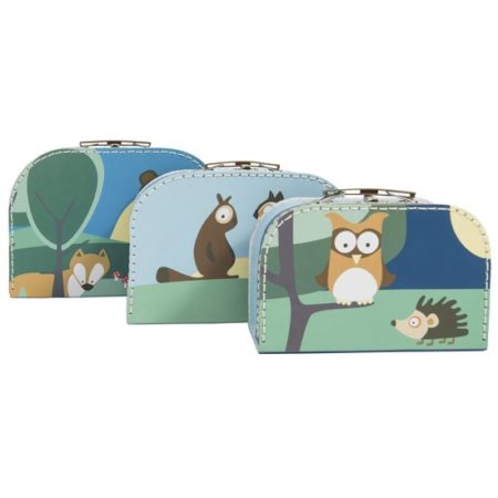 Afbeelding van Sebra - Koffersetje Forest boy - set 3 stuks