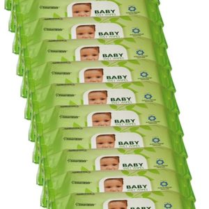 Afbeelding van Voordeelverpakking: SmartKids ECO babydoekjes, 12 stuks