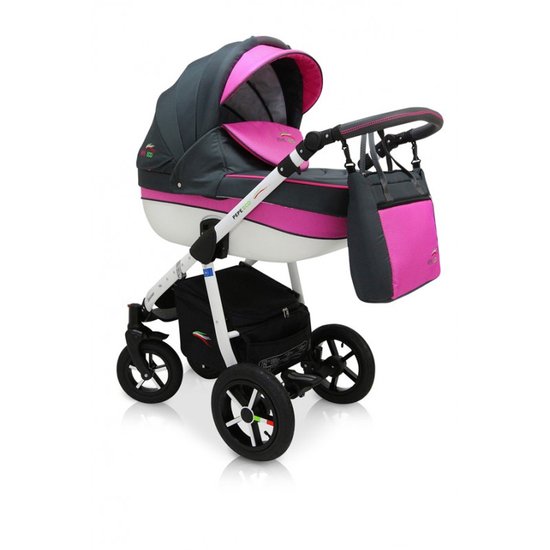 Ritueel Verrijken Correlaat Pepe Eco - 3-in-1 Kinderwagen - Roze K25 - Zwanger en Ouder Shop