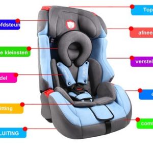 Afbeelding van Lionelo LO-SEM (Rood) Auto zitje met ISOFIX sluiting, verkleiner en accessoires