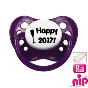 Afbeelding van Fopspeen 'Happy 2017!'