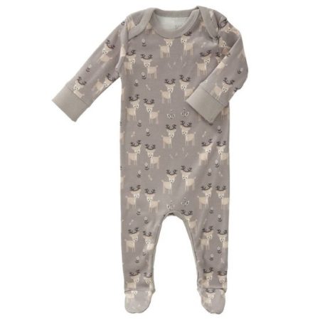 Afbeelding van Fresk pyjama met voet Deer ash grey