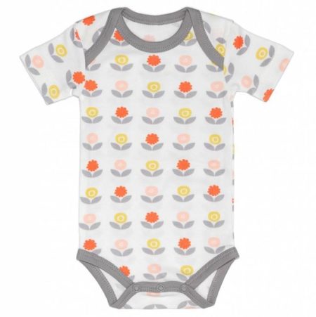 Afbeelding van Fresk romper korte mouwen Blomster multicolor