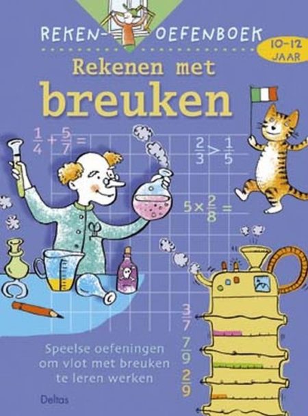 Afbeelding van Rekenen oefenboek - Rekenen met breuken