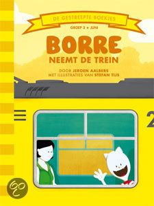 Afbeelding van De Gestreepte Boekjes - Borre neemt de trein